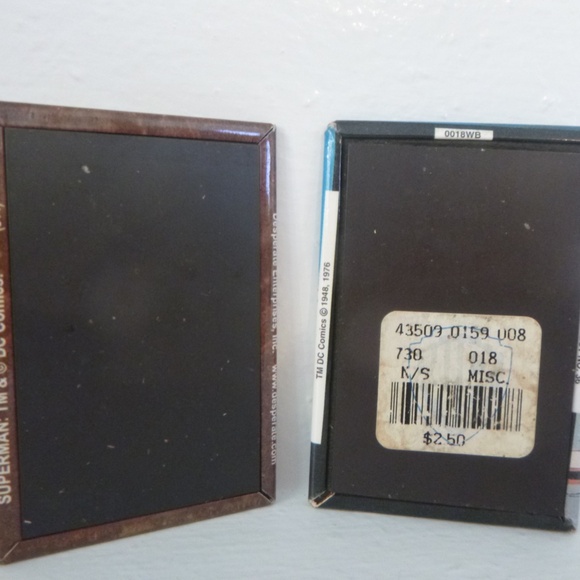 2 SUPERMAN FRIDGE MAGNETS VINTAGE COMICS w/BONUS SUPERBALL - Picture 12 of 14